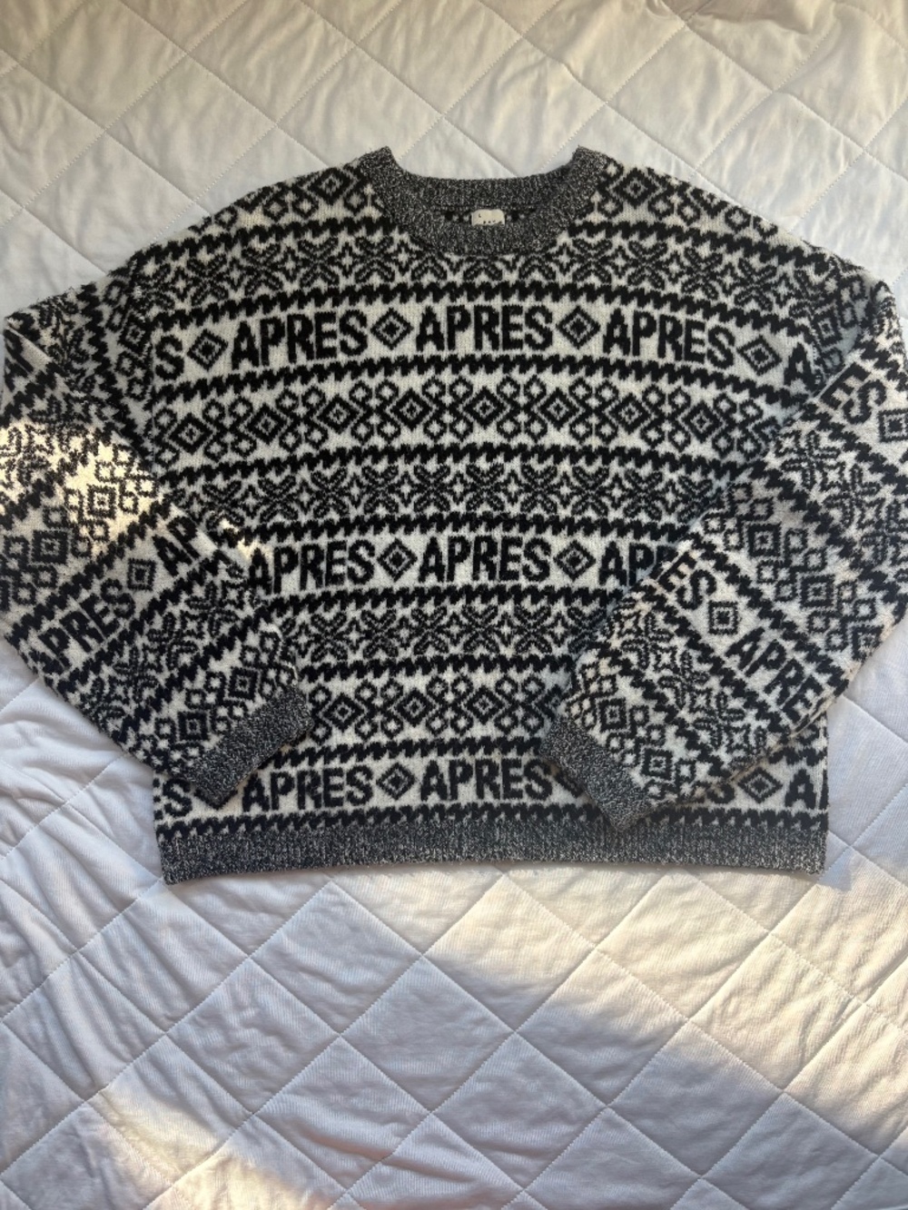 Après Ski Lodge Fair Isle Cozy Knit Sweater